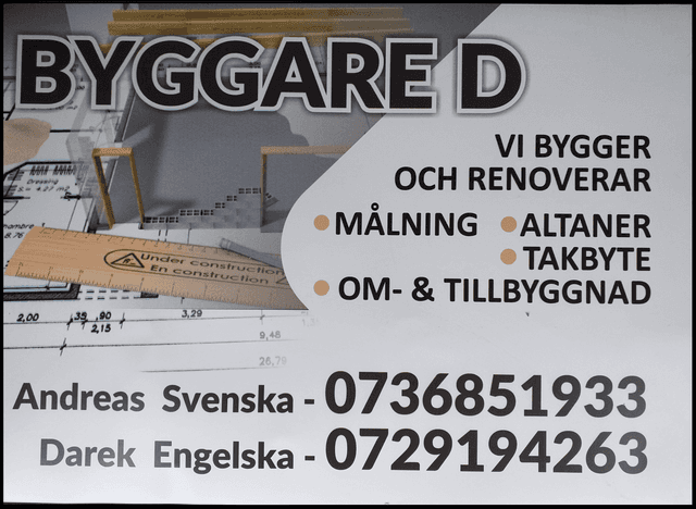 Byggare D AB loga