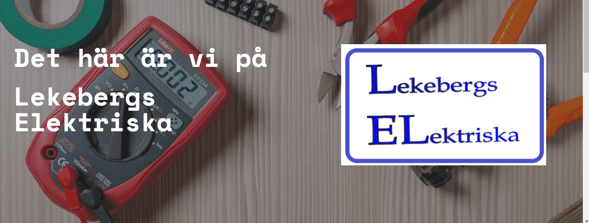 En bild som representerar Lekebergs Elektriska AB