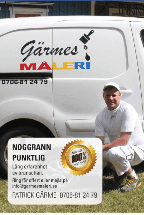 En bild som representerar Gärmes Måleri AB