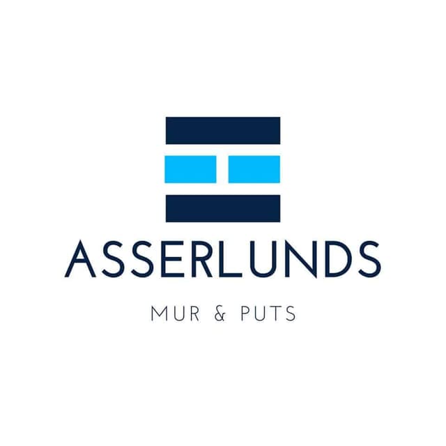 Asserlunds Mur & Puts loga