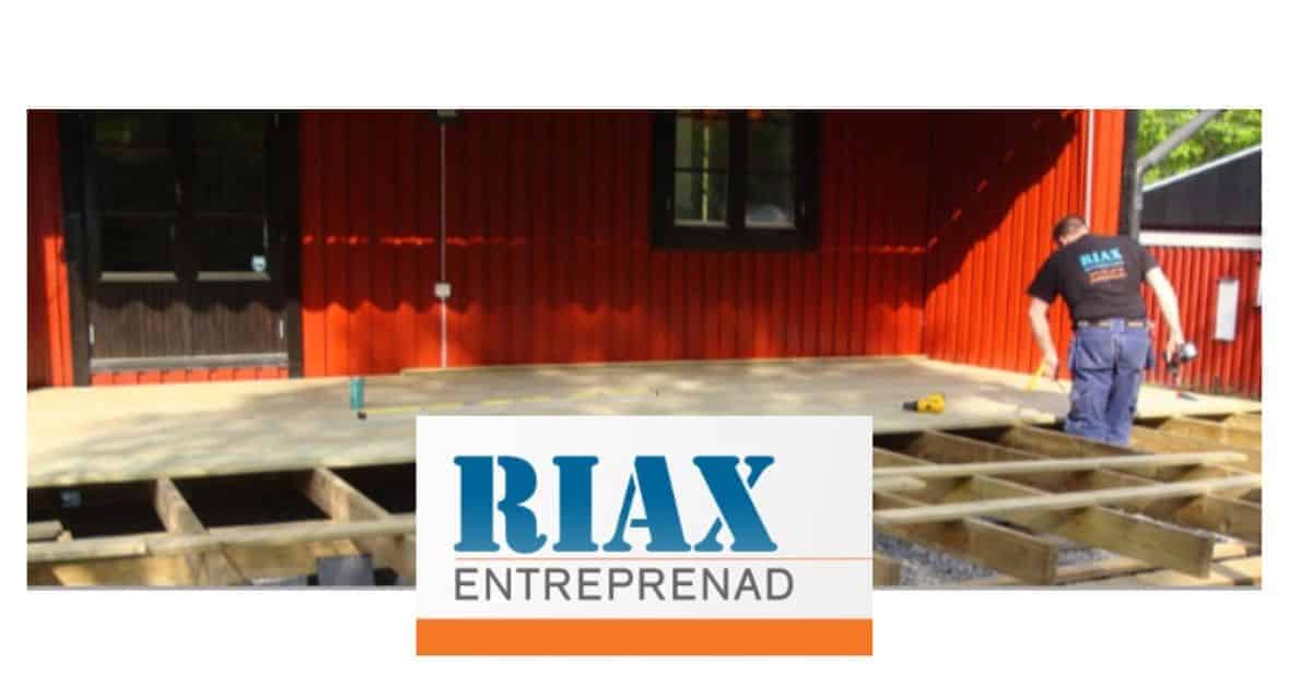 En bild som representerar RIAX entreprenad
