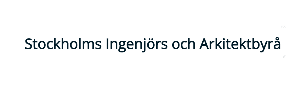 En bild som representerar Stockholms Ingenjörs och Arkitektbyrå AB 
