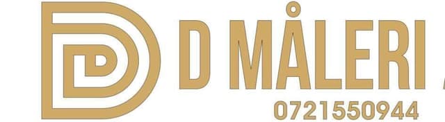 D Måleri AB loga