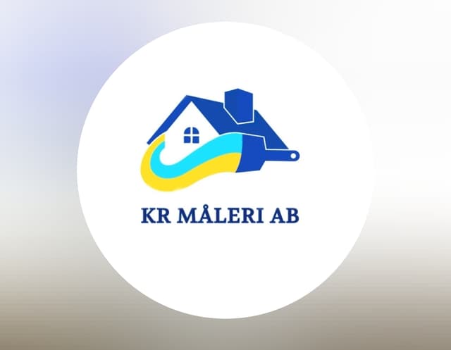 KR Måleri AB loga