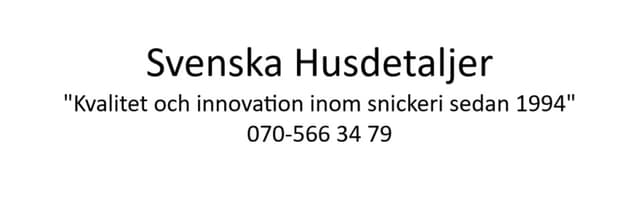 Svenska Husdetaljer loga
