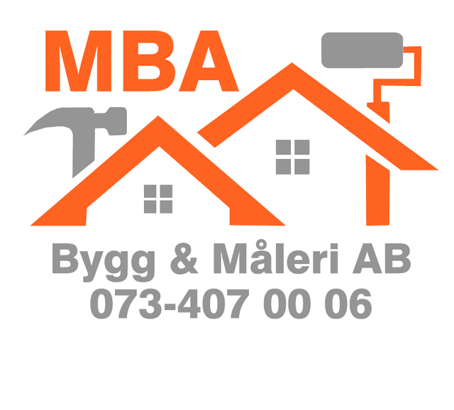 MBA Bygg & Måleri AB loga