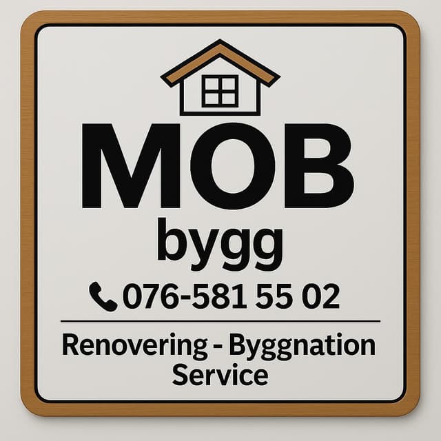 MOB bygg AB loga