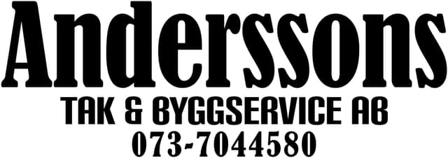 Anderssons Tak & Byggservice i Kallernäs AB loga