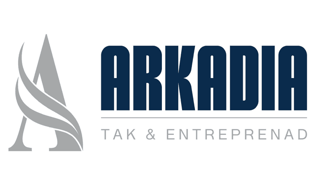 Arkadia tak och entreprenad AB loga