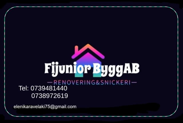 Fijunior Bygg AB loga