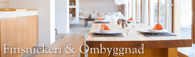 Finsnickeri & Ombyggnad loga
