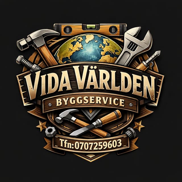 Vida Världen Byggservice loga