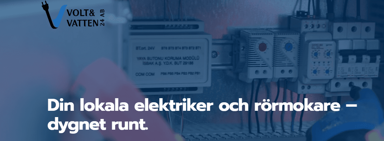 En bild som representerar Volt och vatten 24 AB