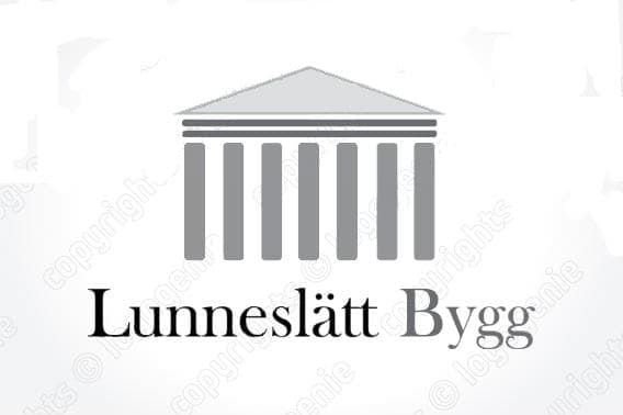 Lunneslätt Bygg loga