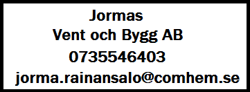 Jormas Vent och Bygg AB loga