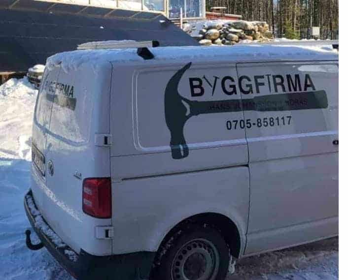 Byggfirma Hans Johansson i Borås loga