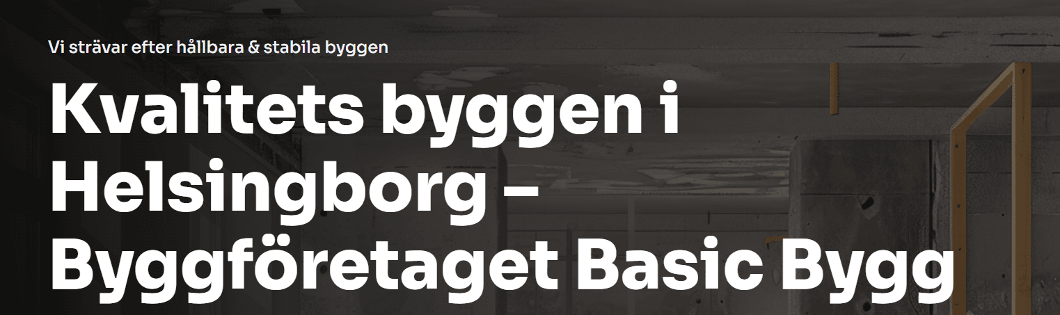 En bild som representerar Basic bygg