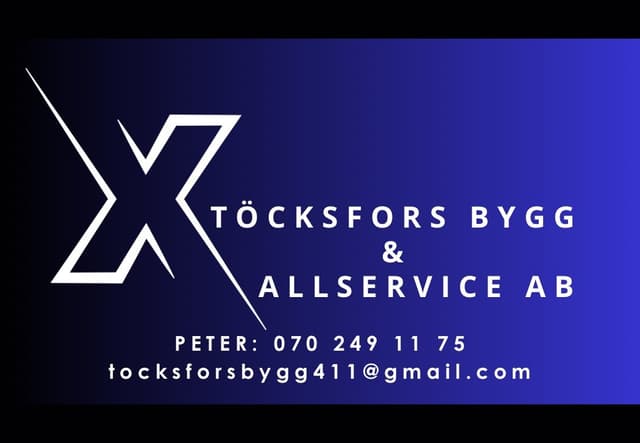 Töcksfors Bygg & Allservice AB loga