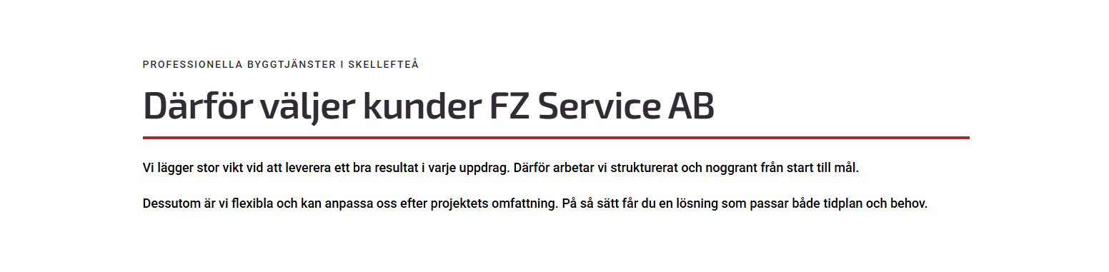 En bild som representerar FZ Service AB