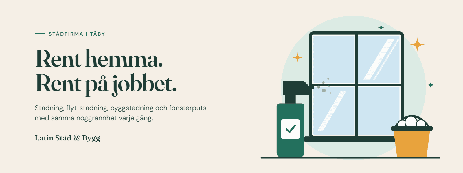 En bild som representerar Latin Städ & Bygg Kommanditbolaget