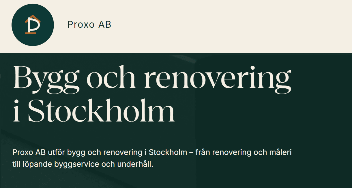 En bild som representerar PROXO AB