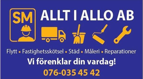 En bild som representerar SM ALLT I ALLO AB